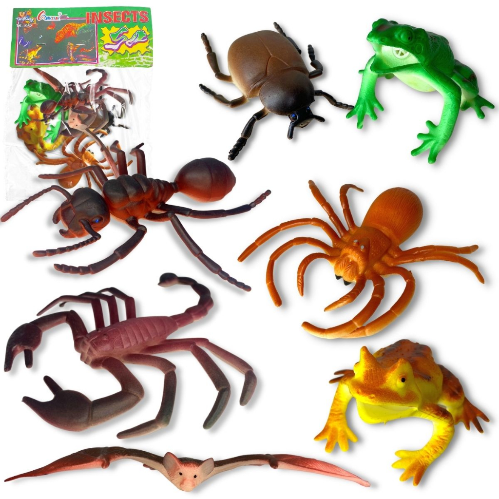 Insetos De Brinquedo Susto Pegadinha Barata Escorpião Aranha