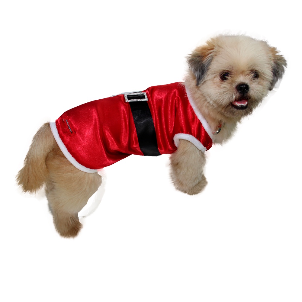Roupinha Papai Noel Para Cães E Gatos