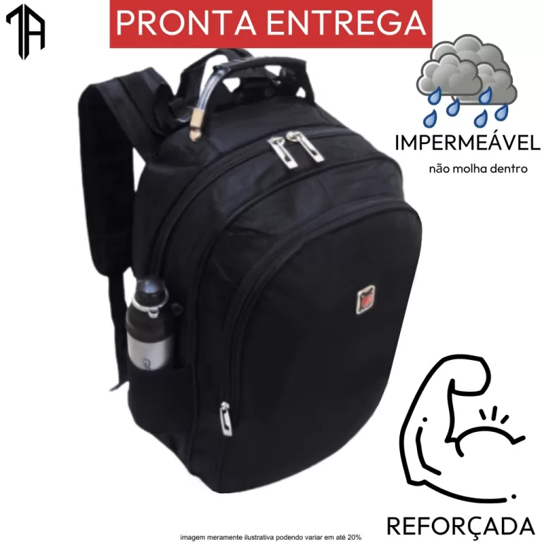 Mochila Bolsa Masculina Feminina Para Notebook 15.