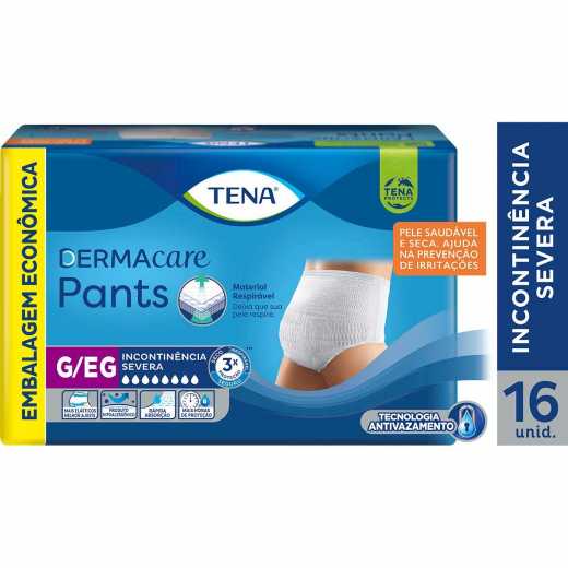 FRALDA GERIATRICA TENA PANTS DERMACARE G/EG –