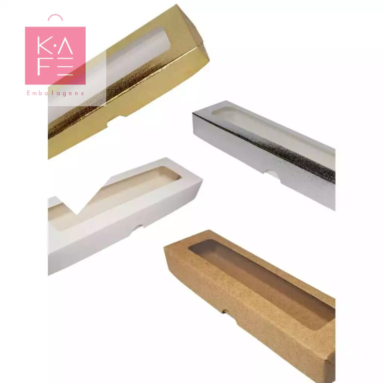 Caixa com Visor S14 (4X19X2cm) 10 unidades –