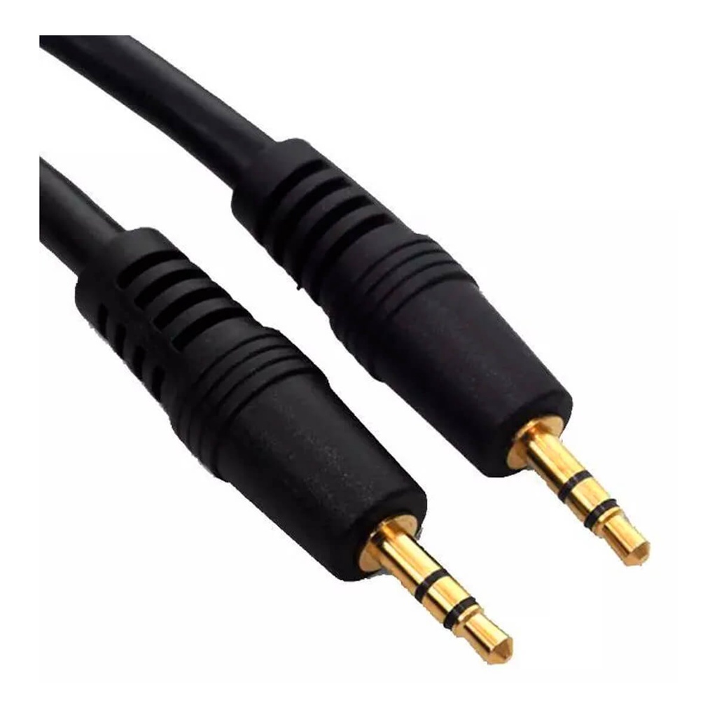Cabo Auxiliar Audio Estéreo P2 X P2 Blindado 2 Metros Mp3 Ipod