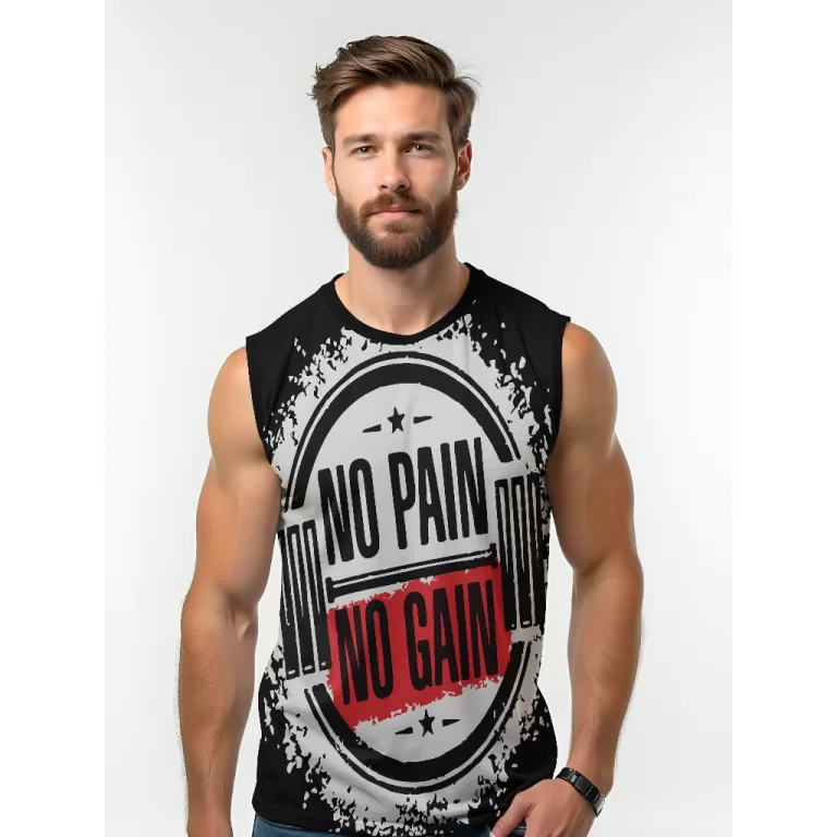 Camiseta Dry Fit Masculina UV 50+ No Pain no Gain 