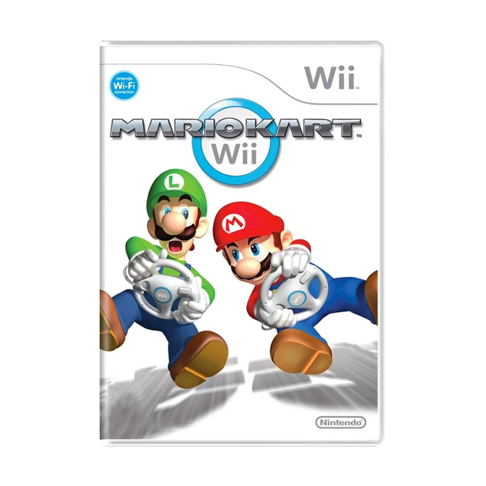 Jogo Mario Kart Nintendo Wii leia