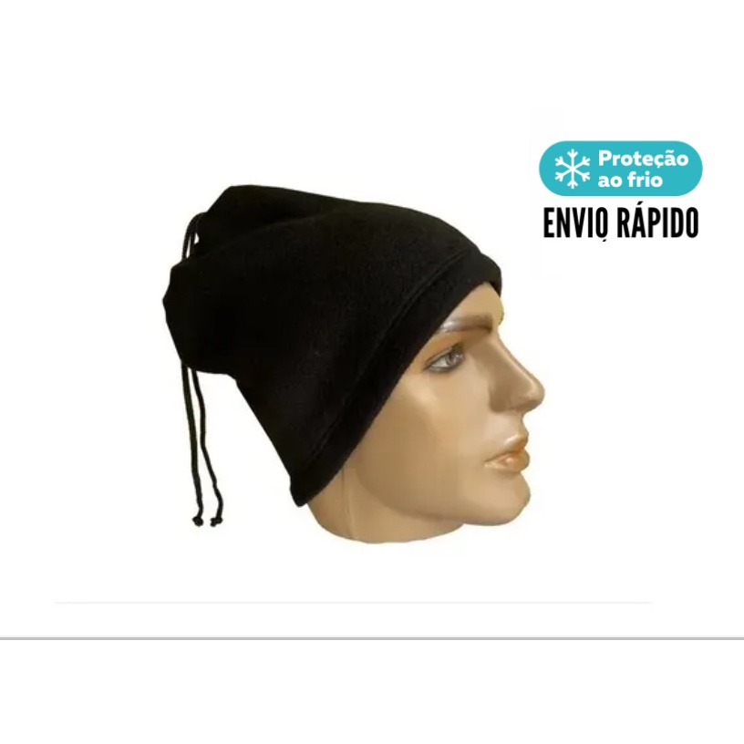 Touca Gola Balaclava Cachecol Pescoço Frio Intenso
