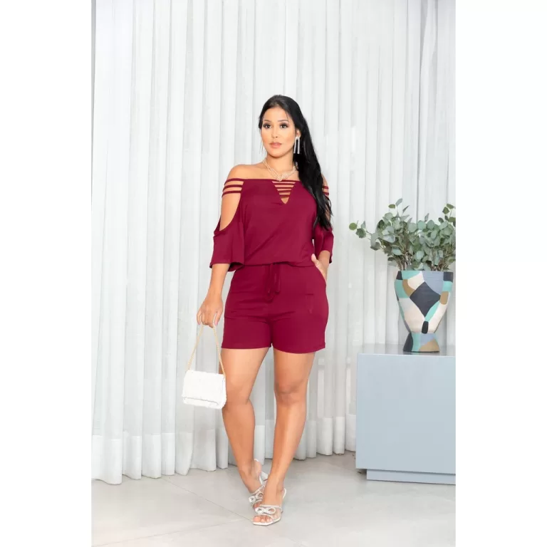 Macaquinho Feminino Curto Roupas Moda Feminina Mac