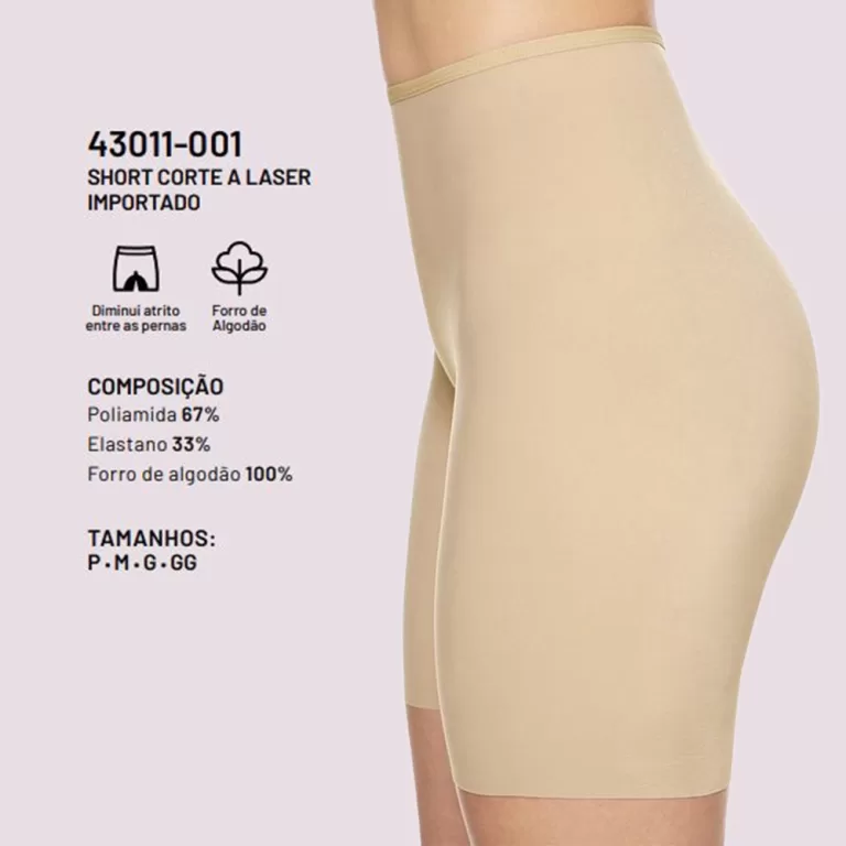Short Loba Corte a Laser Lupo 43011-001