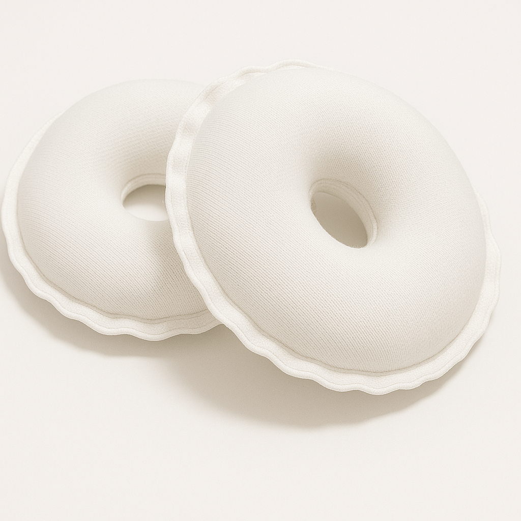 kit 2 pares Protetor Para Seios Ou Rosquinha 100% Algodão Amamentação rosquinhas