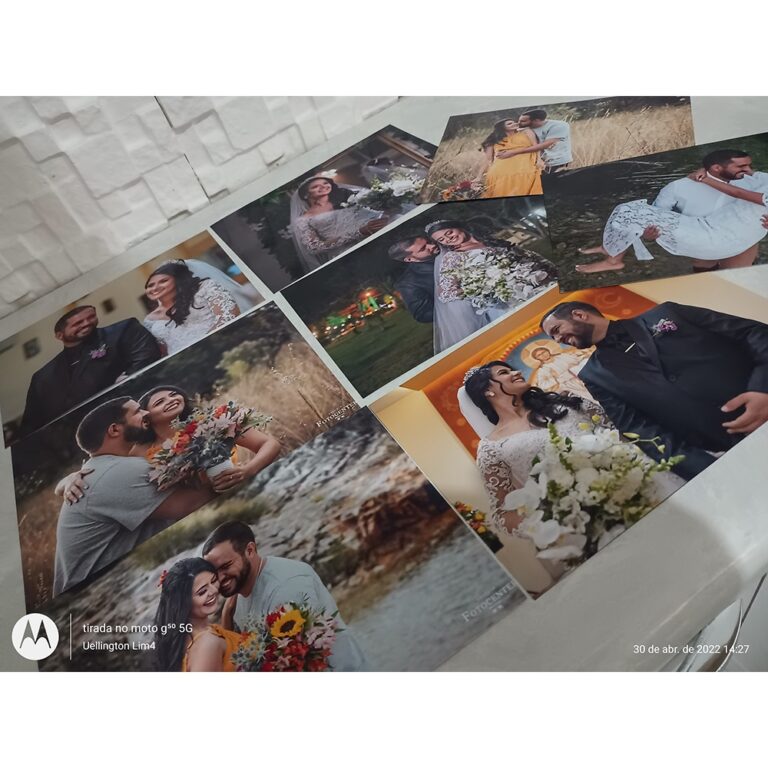 Foto Premium 16 fotos tamanho 15x21cm casamento ba