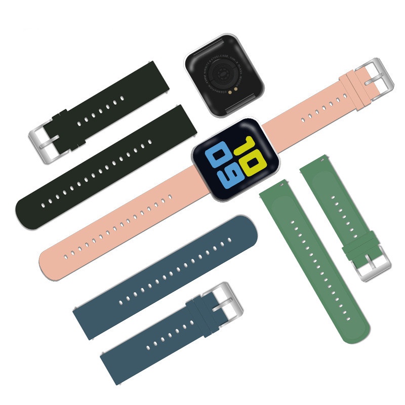Pulseira De Relógio 20mm Para Amazfit Bip S Lite 20mm Pulseira De Silicone Banda