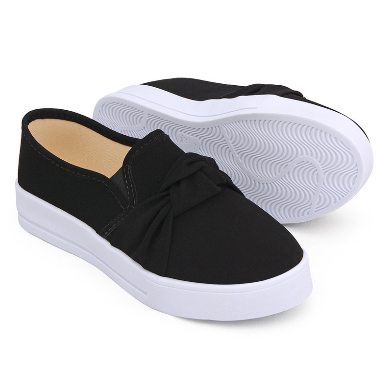 Tênis Feminino Casual Iate Slip On Stillus Calce Fácil confortável Laço 01 Dinasty