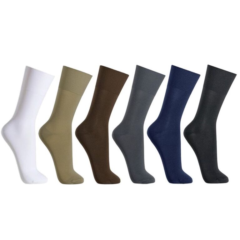 Kit 5 pares Meia Social Masculina Fina Clássica S