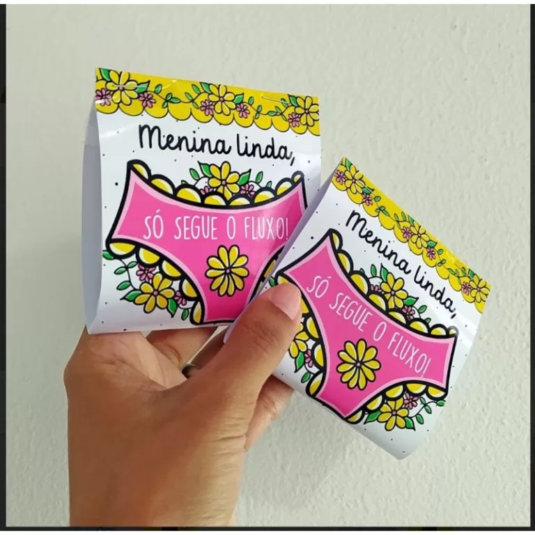 15 Porta Absorvente Personalizados.