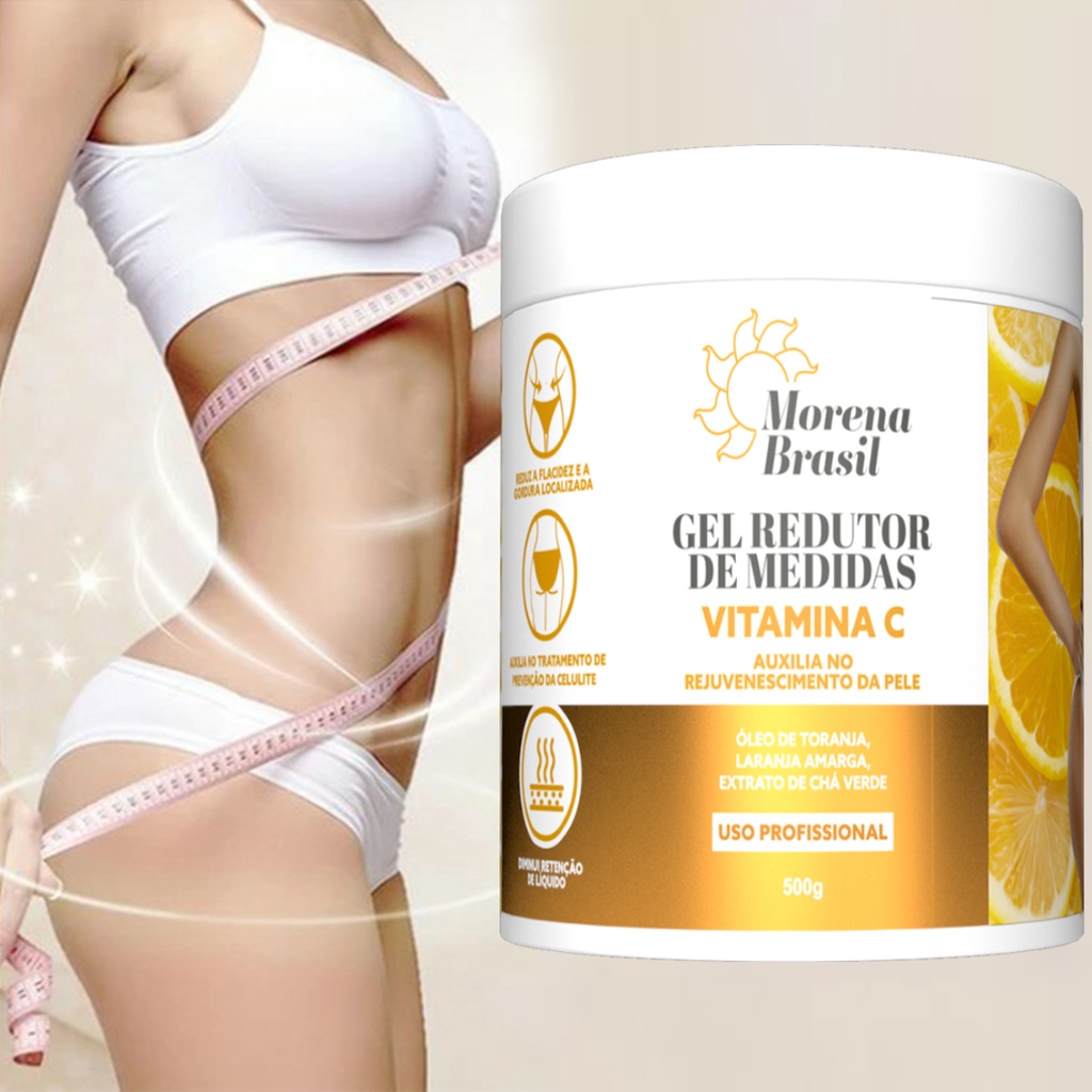 Gel Redutor de Medidas Corporal Laranja Amarga Morena Brasil