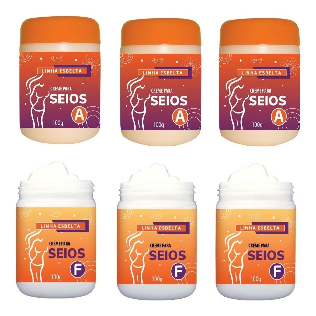 Kit 3un Creme Cresce Aumenta Seios + Creme Firmador Seios