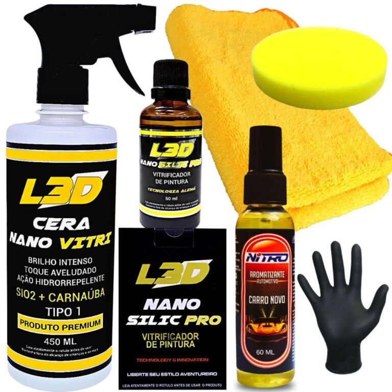 Cera Automotiva L3D Vitrificador Automotivo Aromat