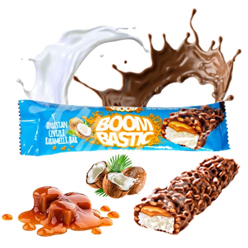 Chocolate Boombastic Recheio Coco Caramelo –