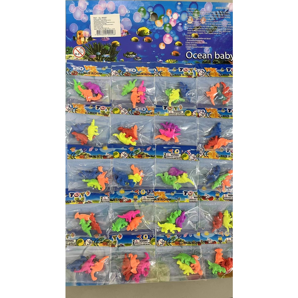 Dinossauro Cresce Na Água Animal Em Gel Bichinho Expande Na Águakit 20 pacotinho