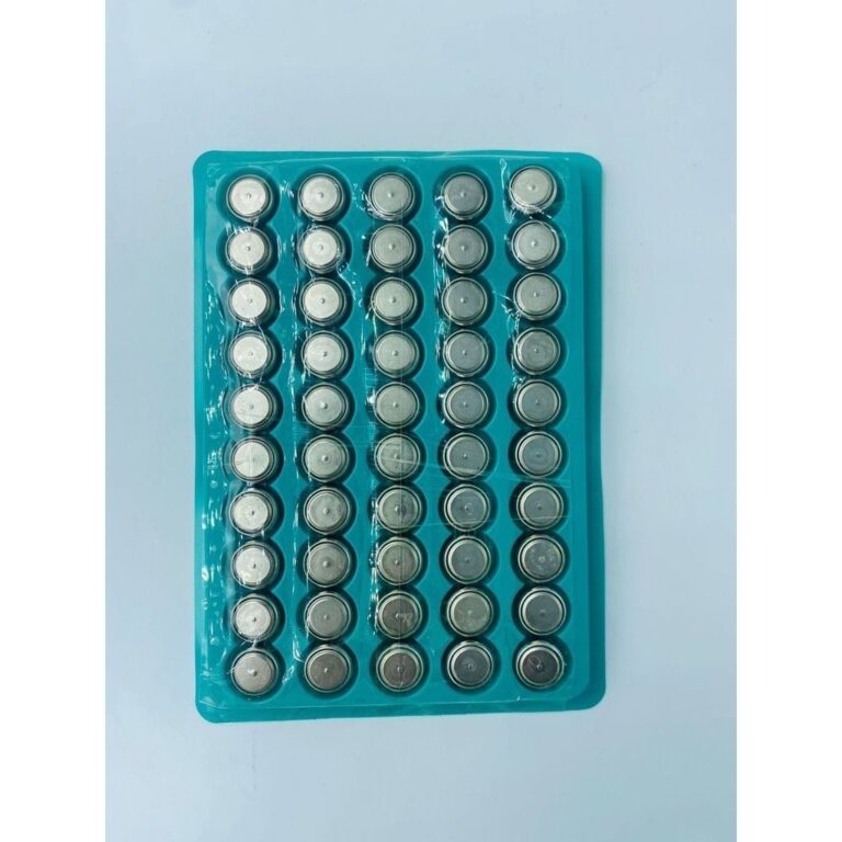 50 Pilhas Baterias Lr44 Ag13 Lr1130 Alcalina Elgin