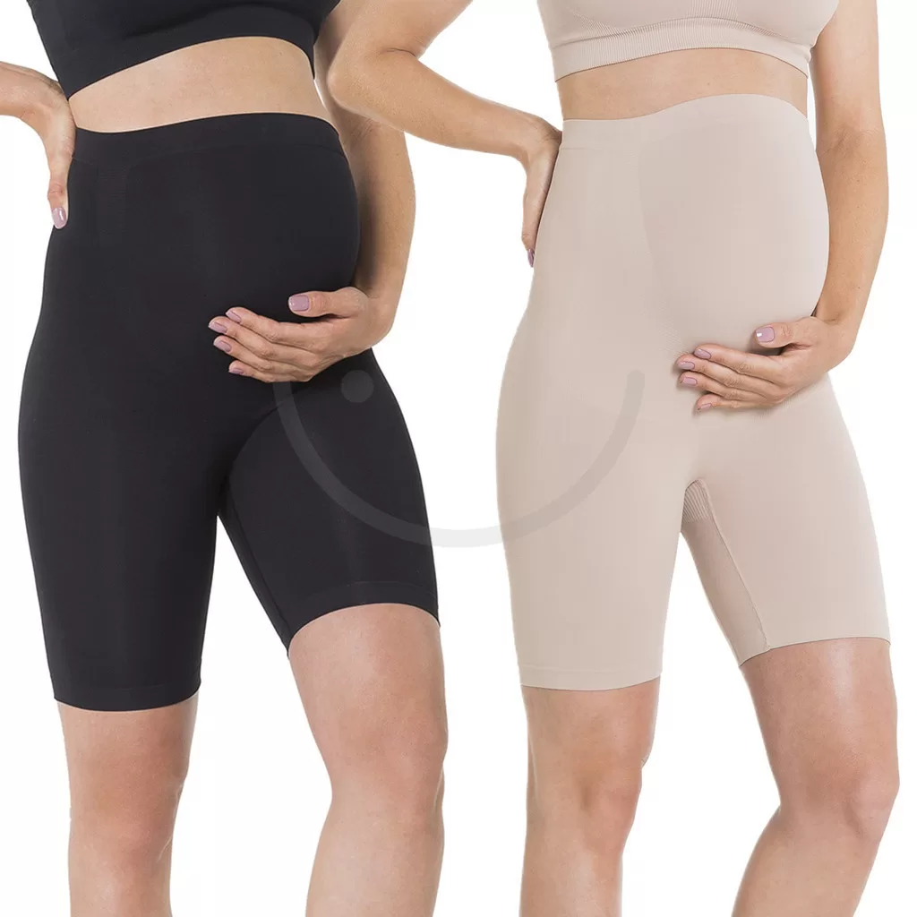 Kit com 2 Bermudas Alta Gestante Maternidade Trifil