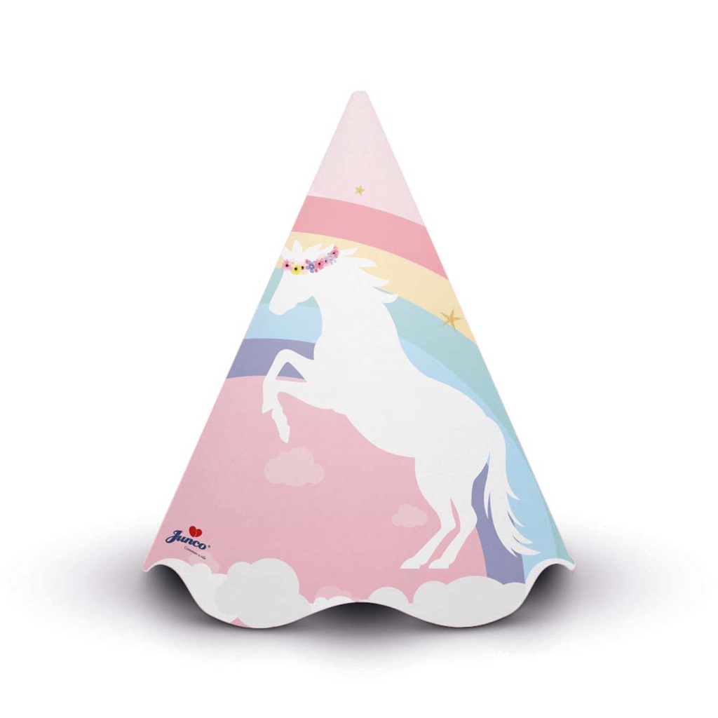 Chapéu Cone Unicórnio Junco 8und