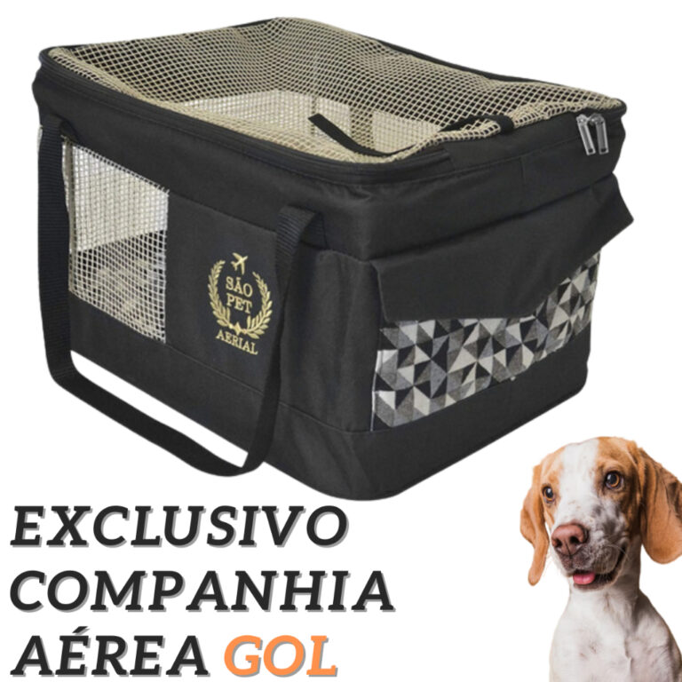 Bolsa Viagem Aérea Cia Gol Para Cães e Gatos 