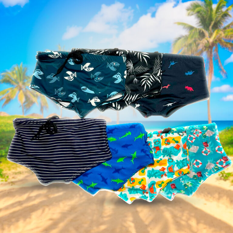 sunga infantil masculina com proteção uv 2 a 12 