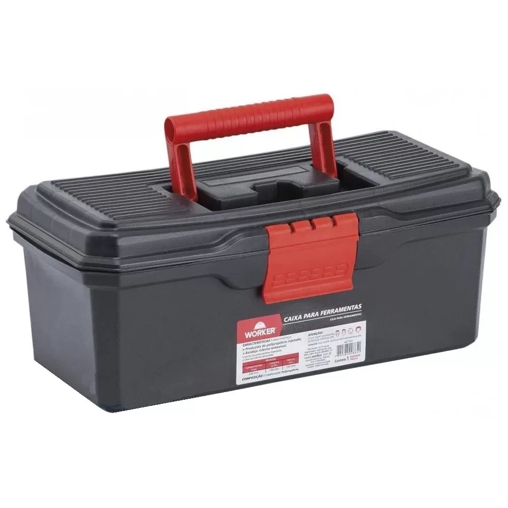 Caixa Plástica para Ferramentas 19 Polegadas 882160 Worker