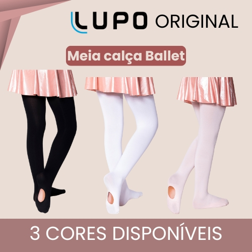 Meia Calça Lupo Infantil Ballet Fio 60 Original C
