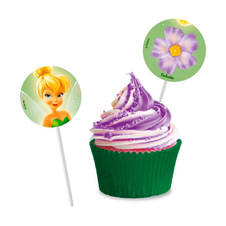 Bandeirinha para Docinhos Fadas Disney Festcolor 8