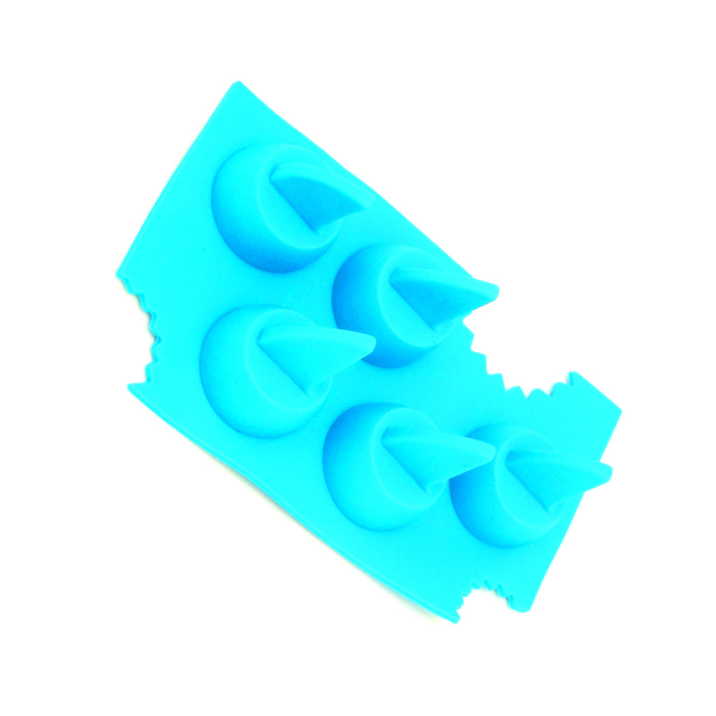 FORMA DECORATIVA DE SILICONE EM FORMATO DE MORDIDA