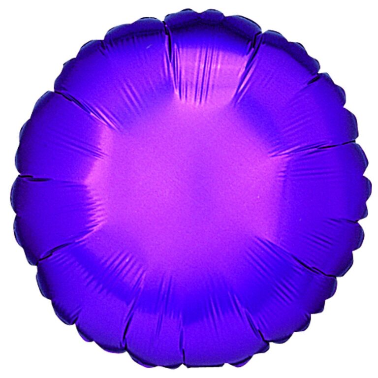Balão Metalizado Redondo Roxo 18 com 1und