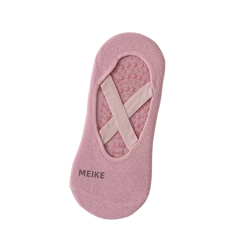 Meia antiderrapante de silicone para mulheres MEIKE  Meia esportiva respirável / Meia para dança