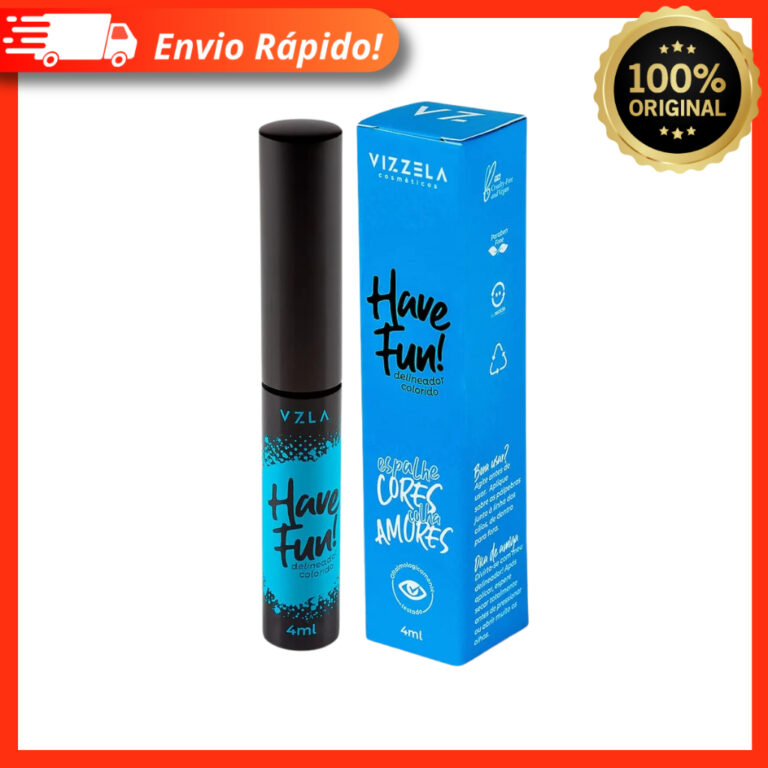 Delineador Colorido Have Fun Azul Vizzela Vegano