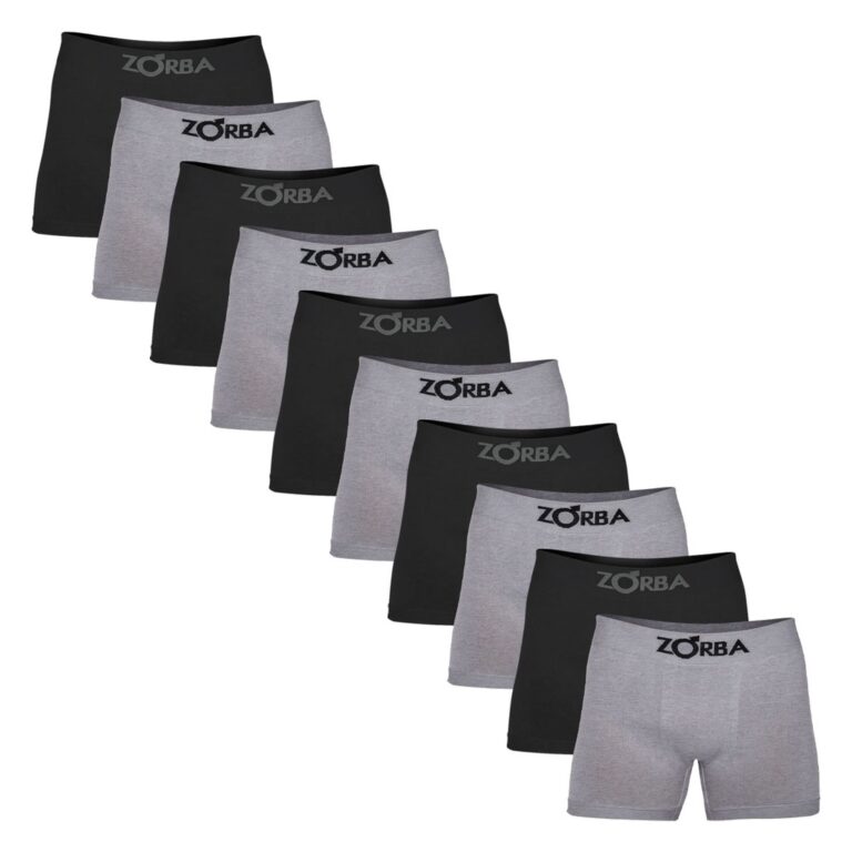 Kit Com 10 Cuecas Boxer Masculina Box Algodão Sem
