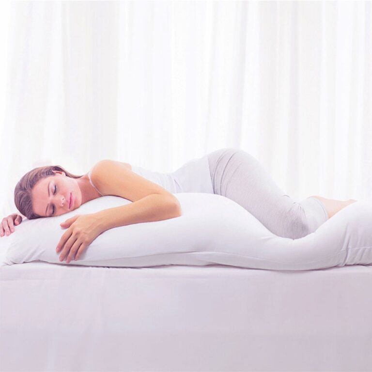 Travesseiro de Corpo Com Fronha Antialérgico Fibr