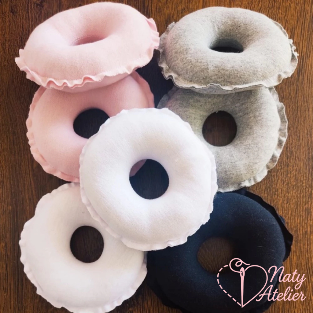 Kit Rosquinha de Amamentação  Lavável  Protetor de Seio Reutilizável 100% Algodão – Maternidade