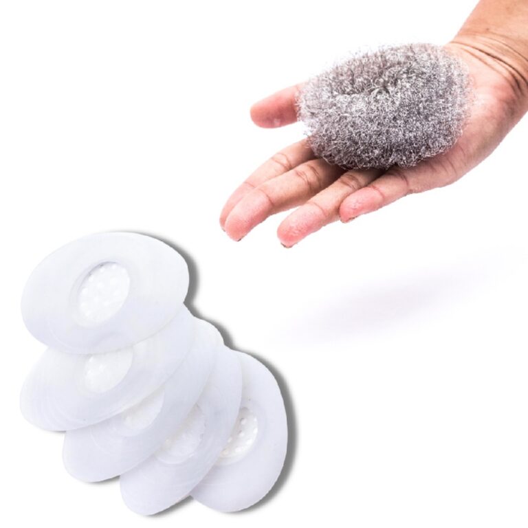 Conjunto De Esponja De Aço E Ralinho De Pia Trans