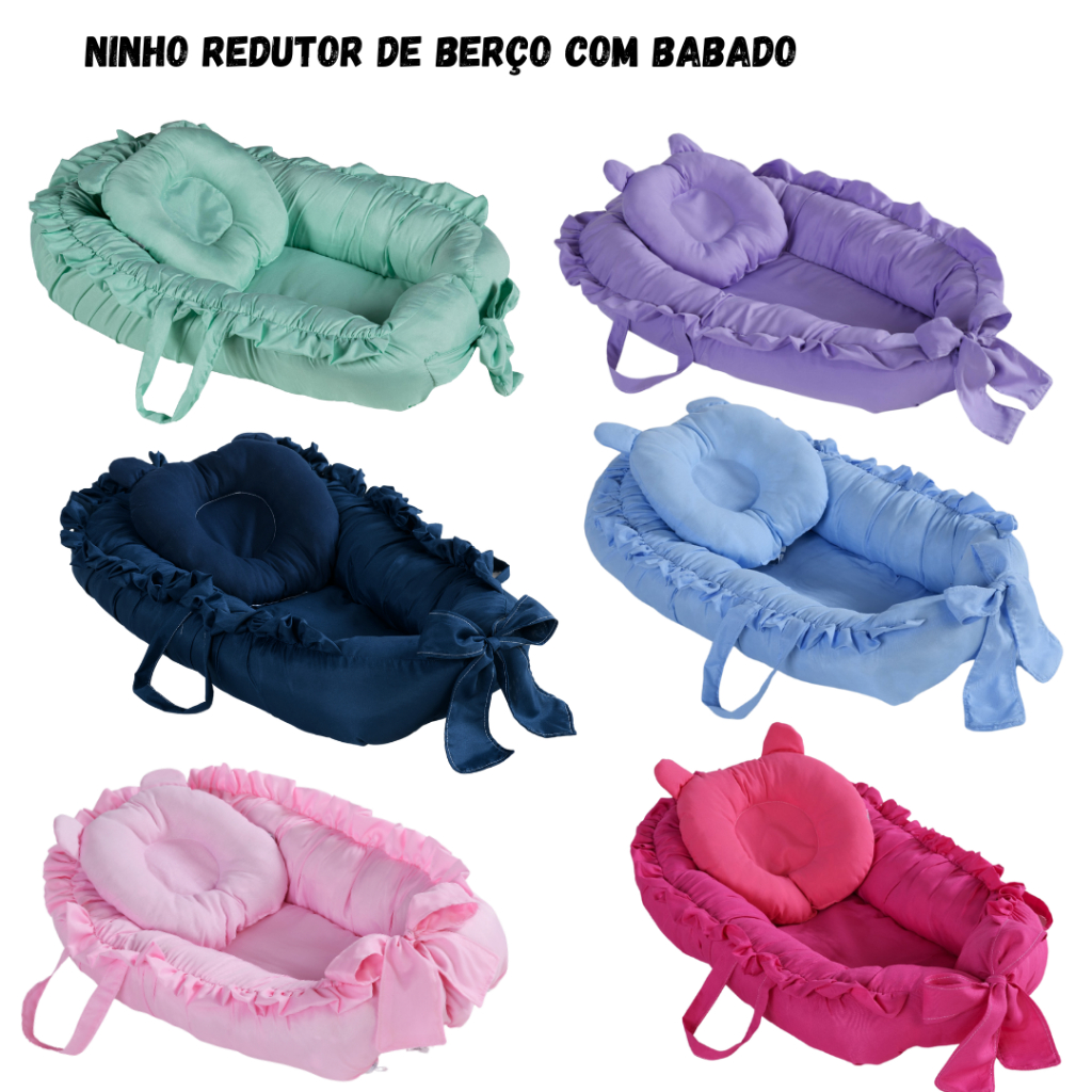 Ninho para Bebê Recém Nascido | Redutor de Berço Macio e Seguro