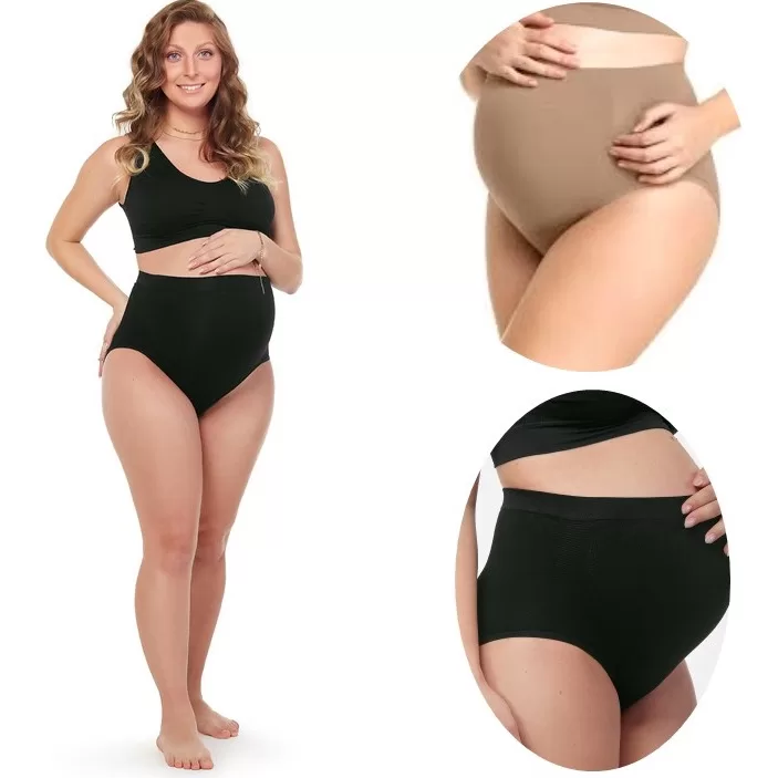 Kit 2 calcinhas gestantes sem costura