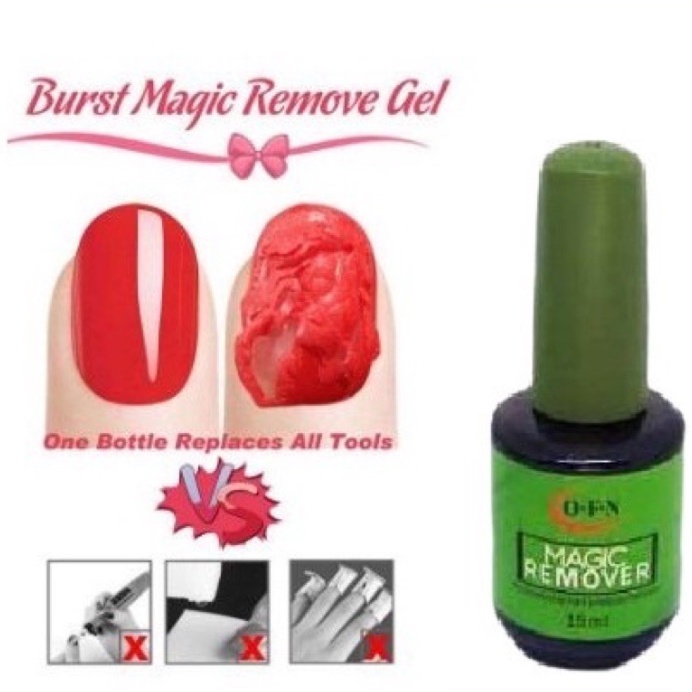 Magic remover O.F.N 15ml removedor de esmalte em g
