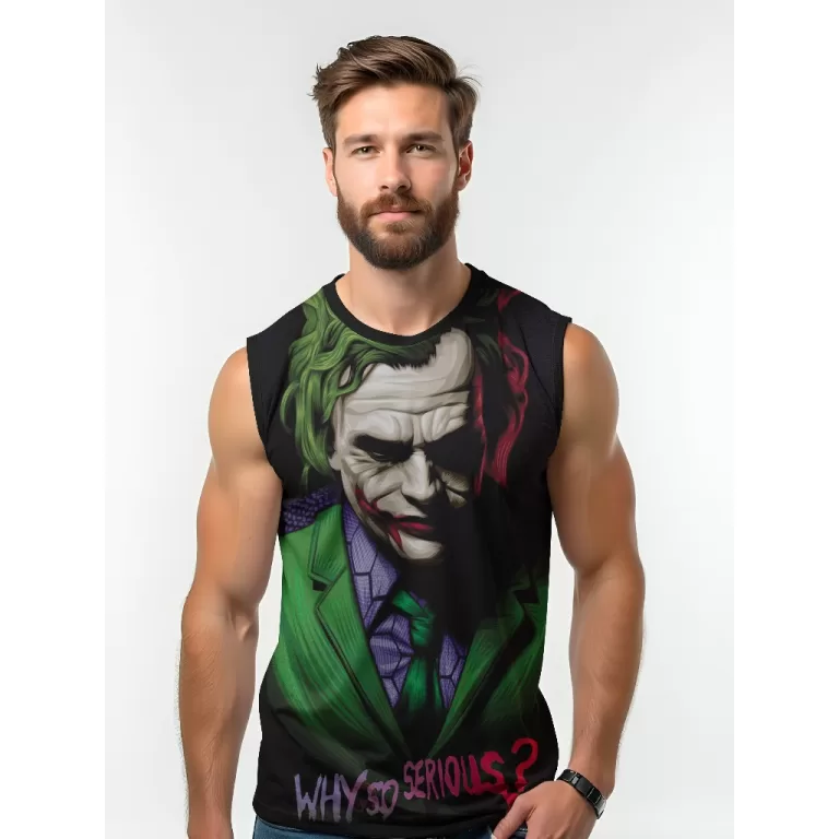 Camiseta Dry Fit Masculina UV 50+ Coringa why so E