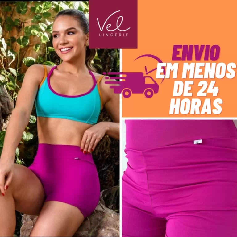 Short Feminino Academia Fitness da Marca Vel Linge