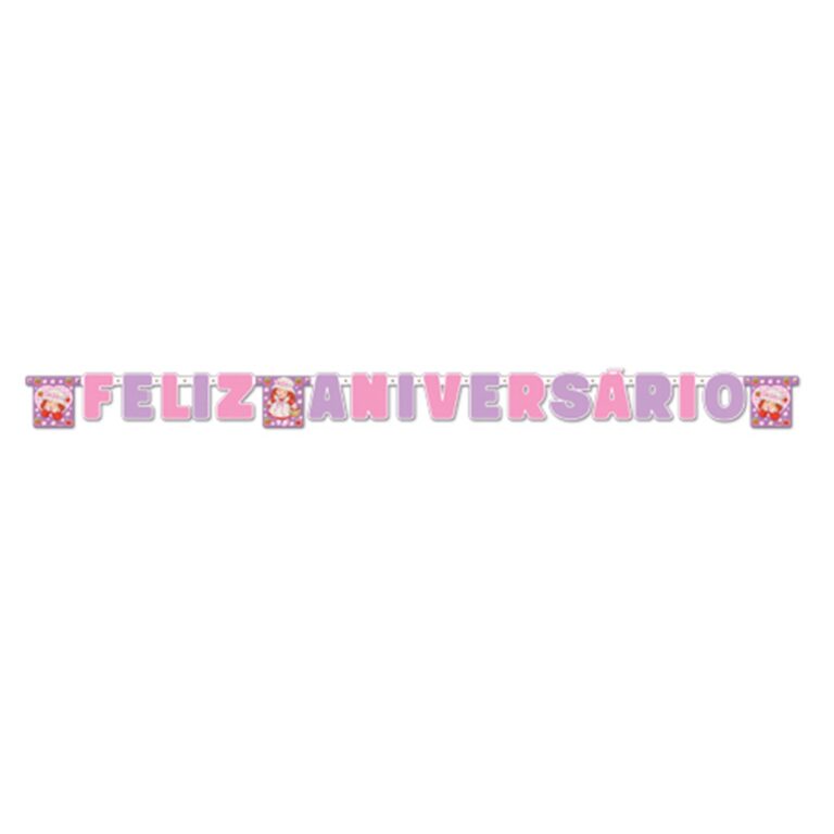 Faixa Feliz Aniversário Baby Fruty 175x13cm Junco