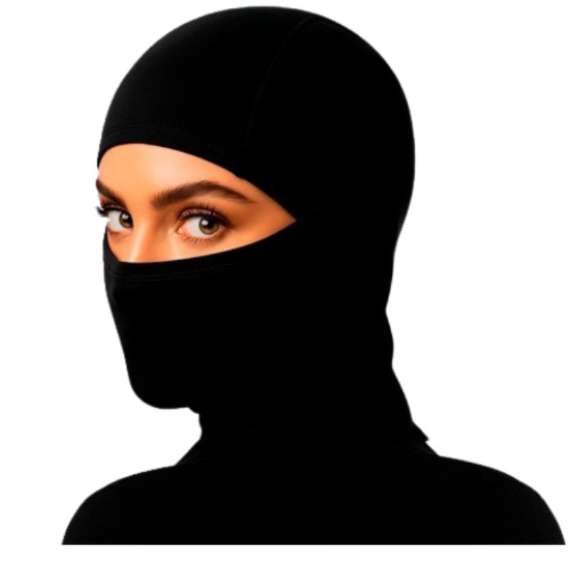 Balaclava Touca ninja Multifuncional 4 em 1 Capuz térmica Lã dupla face Unissex
