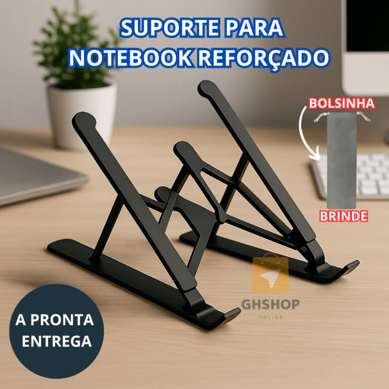 Suporte Base Para Notebook Mesa Apoio Tablet Porta