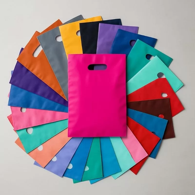 Kit 100Und. Sacolas Plasticas Boca De Palhaço Para Loja 16×22| 20×30 | 25×35| 30×40 | 35×45 | 40×50