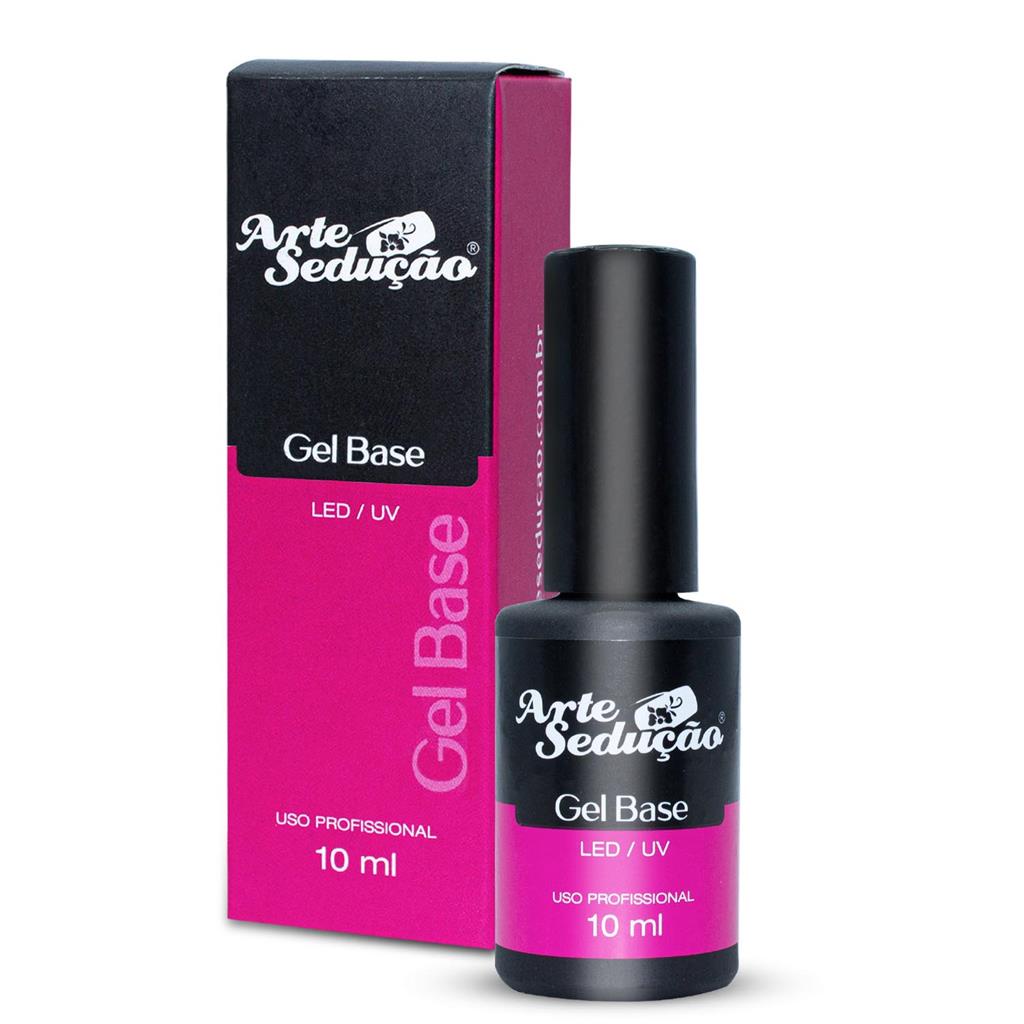 Gel Base Transparente para Unhas de Gel 10ml, Arte Sedução