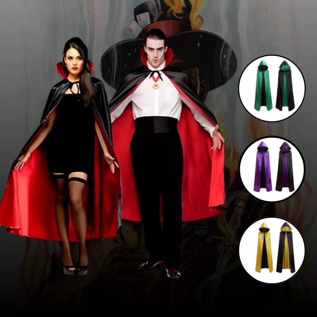 Capa Luxo Dupla Face Exu 1,6m X 2,0m Com 1,5M de Capuz -Dupla Face Com Capuz Envio Imediato