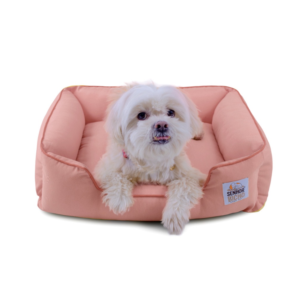 Cama de Cachorro Impermeável Caminha Pet com Zíper Pandora 53×53 Várias Cores